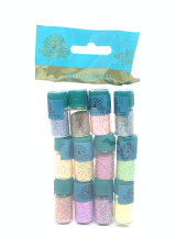 Набор декора для ногтей в бутылочках, песок, Rainbow sand
