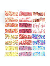 Water-based stickers " Sakura flowers on branches " YB589 - YB600
