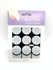 Stencil for nail design NF314