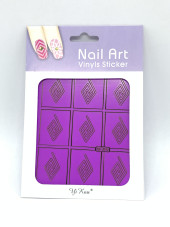 Stencil for nail design NF309