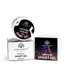 Nail modeling gel, two-phase, Smart Gel 15 gr, milky