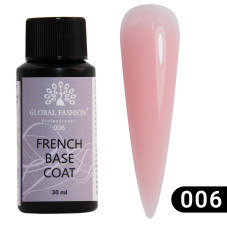 Rubber base for gel nail polish 06, Global Fashion 30ml