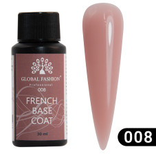 Rubber base for gel polish French 08, Global Fashion 30ml