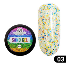 Гель-краска "Sand gel" Global Fashion 5 гр, 03