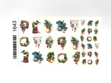 New Year sticker - Christmas toys