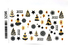Наклейка новогодняя " 2022 "