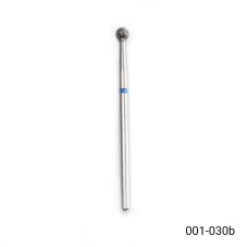 Diamond cuticle bit, ball, large, blue notch 001-030B