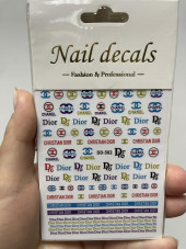 Наклейка для ногтей Nail Decals DD-582