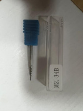 Blue notched carbide cutter, cone, M2. 34B