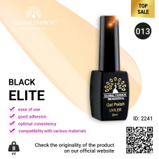 Gel polish BLACK ELITE 013, Global Fashion 8 ml