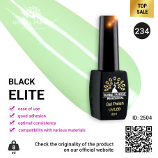 Gel polish BLACK ELITE 234, Global Fashion 8 ml