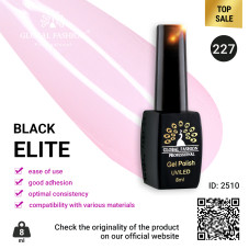 Gel polish BLACK ELITE 227, Global Fashion 8 ml