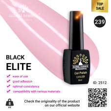 Gel polish BLACK ELITE 239, Global Fashion 8 ml