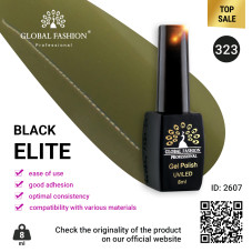 Gel polish BLACK ELITE 364, Global Fashion 8 ml