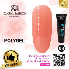 Poly UV Gel (Polygel) Global Fashion 30 g 03