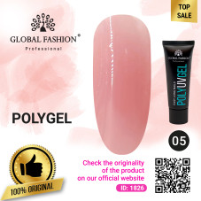 Poly UV Gel (Polygel) Global Fashion 30 g 05