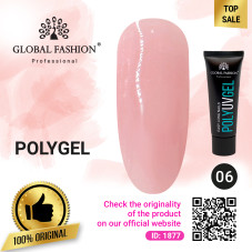 Poly UV Gel (Polygel) Global Fashion 30 g 06