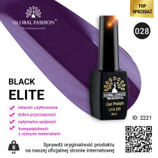 BLACK ELITE 028 Gel Lacquer, Global Fashion 8 ml