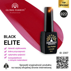 BLACK ELITE 022 Gel Lacquer, Global Fashion 8 ml
