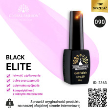 Gel polish BLACK ELITE 090, Global Fashion 8 ml