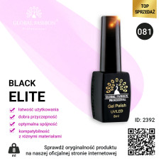 Gel polish BLACK ELITE 081, Global Fashion 8 ml