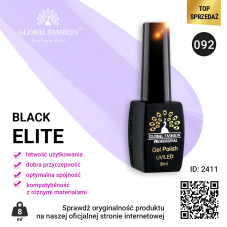 Gel polish BLACK ELITE 092, Global Fashion 8 ml