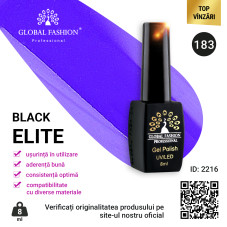 Oja semipermanenta BLACK ELITE, Global Fashion 8 ml, 183