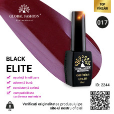 Oja semipermanenta Black Elite, Global Fashion 8 ml, 017