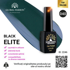 Oja semipermanenta Black Elite, Global Fashion 8 ml, 040