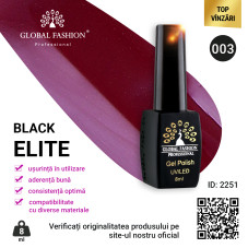 Oja semipermanenta BLACK ELITE, Global Fashion 8 ml, 003