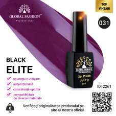 Oja semipermanenta Black Elite, Global Fashion 8 ml, 031