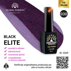Oja semipermanenta Black Elite, Global Fashion 8 ml, 030