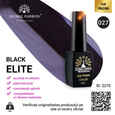 Oja semipermanenta Black Elite, Global Fashion 8 ml, 027