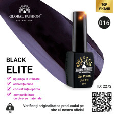 Oja semipermanenta Black Elite, Global Fashion 8 ml, 016