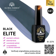 Oja semipermanenta Black Elite, Global Fashion 8 ml, 041