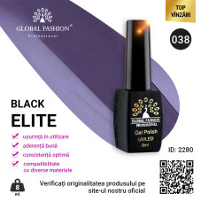 BLACK ELITE 038 Gel Lacquer, Global Fashion 8 ml