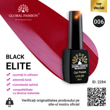 Oja semipermanenta Black Elite, Global Fashion 8 ml, 006