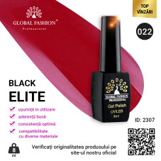 Oja semipermanenta Black Elite, Global Fashion 8 ml, 022