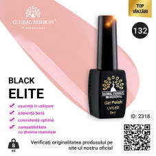 Oja semipermanenta BLACK ELITE, Global Fashion 8 ml, 132