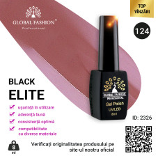 Oja semipermanenta BLACK ELITE, Global Fashion 8 ml, 124
