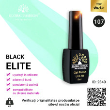 Oja semipermanenta BLACK ELITE, Global Fashion 8 ml, 107