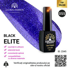 Oja semipermanenta Black Elite, Global Fashion 8 ml, 055