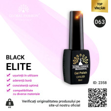 Oja semipermanenta BLACK ELITE, Global Fashion 8 ml, 063