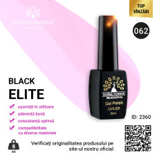 Oja semipermanenta BLACK ELITE, Global Fashion 8 ml, 062