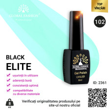 Oja semipermanenta BLACK ELITE, Global Fashion 8 ml, 102