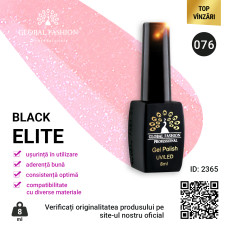 Oja semipermanenta BLACK ELITE, Global Fashion 8 ml, 076