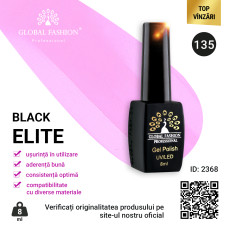 Oja semipermanenta BLACK ELITE, Global Fashion 8 ml, 135