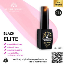 Oja semipermanenta BLACK ELITE, Global Fashion 8 ml, 071