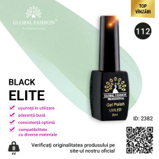 Oja semipermanenta BLACK ELITE, Global Fashion 8 ml, 112