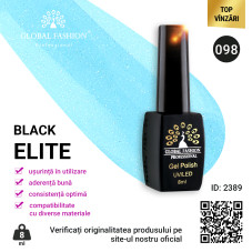 Oja semipermanenta BLACK ELITE, Global Fashion 8 ml, 098